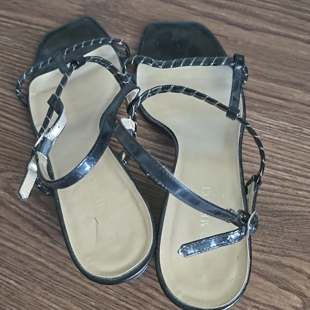 Sesto Meucci‎ Black Strappy Sandals 9
